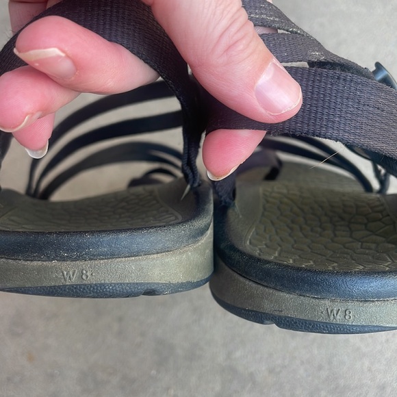 Chaco Black and Brown Women's Sandals - Picture 4 of 6